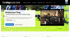 Desktop Screenshot of freedogscore.com